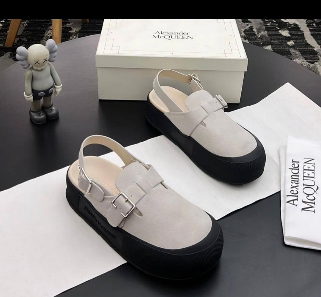 Alexander McQueen Signature Leather Sandals