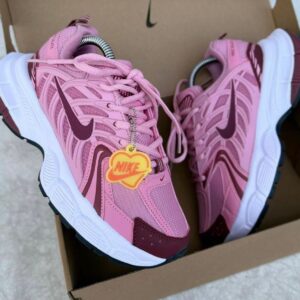 Pink & Maroon Nike Sneakers – Refined Color, Modern Craft | Levonteluxe