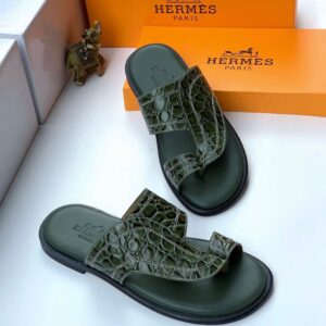 Hermès leather sandals