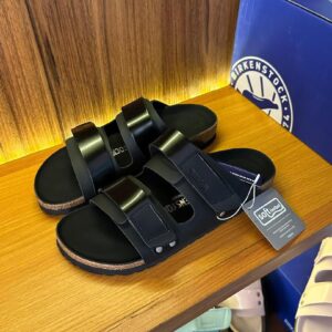High Quality Birkenstock Slide Sandals - Black