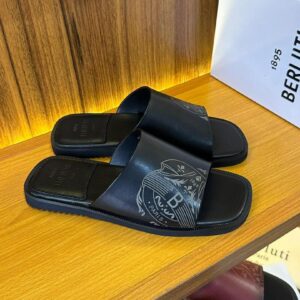 Step into Luxury: Berluti's Exquisite Slides for the Discerning Nigerian Gentleman
